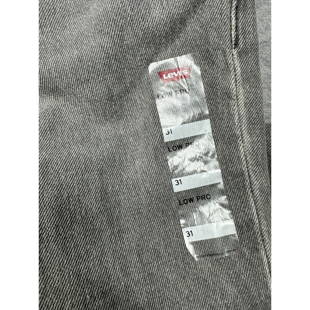 Levis Jeans Womens 31‎ Gray Denim Pants Low Pro Straight Leg Mid Rise Cotton - Picture 3 of 6